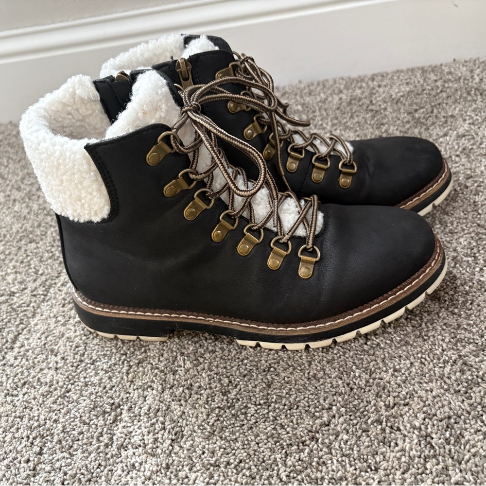 Dunes Women's Conrad Hiker Boots | Black | 8.5 - Picture 4 of 13